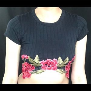 Black Crop Top